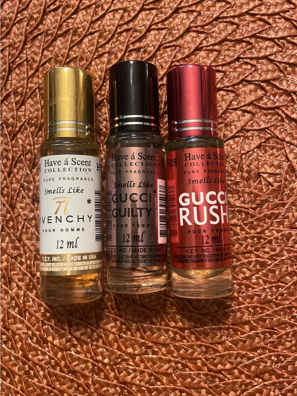 Roll-On Body Oil - Gucci Rush Scent (Red Cap)